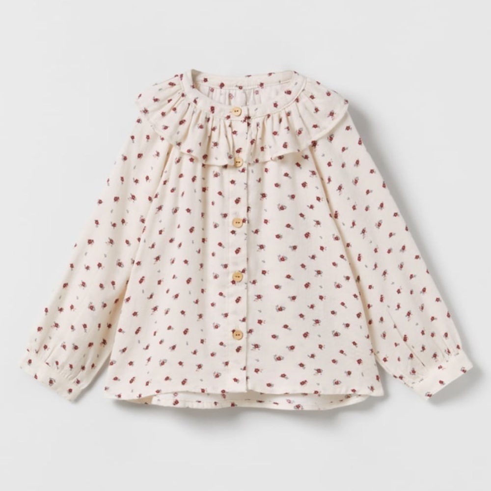 Zara Printed Blouse - Picture 1 of 9